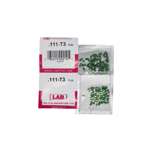 LAB SECURITY 111T Colored Pin .003 Crown