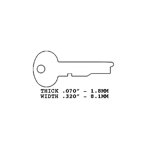 RENTER KEY SAFTY BOX NICKEL SILVER - pack of 10