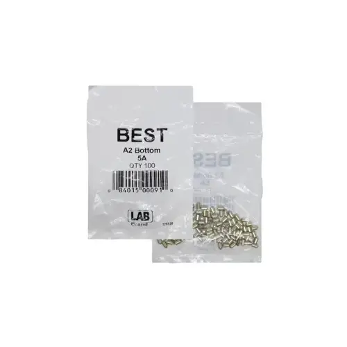 Best A2 Original SFIC 5A Bottom Pin, Nickel Silver, Poly Bagged