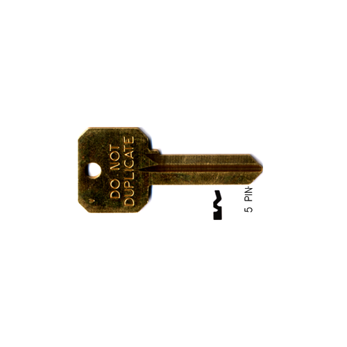 Russwin Key Do not Duplicate 1011D1-HNBL