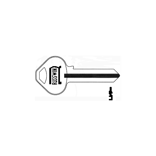 Key Blanks N18 Keyway 6 Pin, Nickel Silver, Original of Ilco A1011-18N - pack of 10