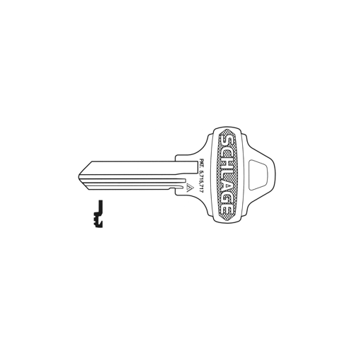 Everest Key Blank C134 Keyway