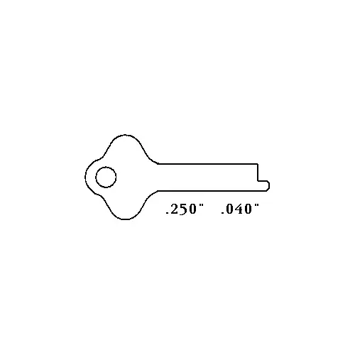 Flat Steel KET116 .040" Thick .250" Width