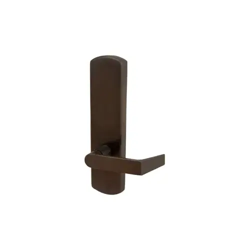 06 Dummy Lever Trim, Rigid for All 98/99 Series Rim, Vertical Rod and Mortise Exits, LHR Left Hand Reverse/Reversible Handing, 613/US10B Satin Bronze-Oil Rubbed