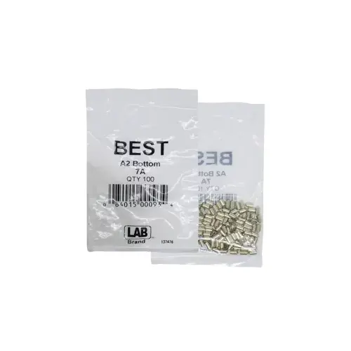 Best A2 Original SFIC 7A Bottom Pin, Nickel Silver, Poly Bagged