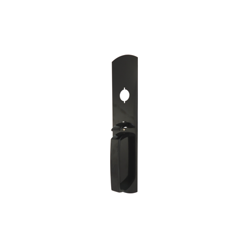 Thumb Piece Trim, Pull Handle, Thumb Piece on Plate for 98-99 Rim and Vertical Rod Exits, 693/SPBLK Sprayed Flat Black