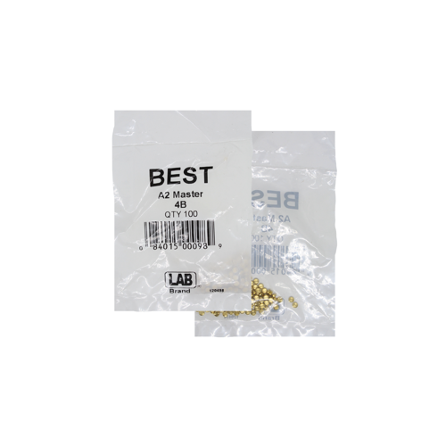 LAB SECURITY BEST-4B-P1 Best A2 Original SFIC 4B Master Pin, Brass, Poly Bagged