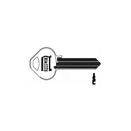 Key Blanks N2 Keyway 6 Pin, Nickel Silver, Original of Ilco A1011-2N - pack of 10