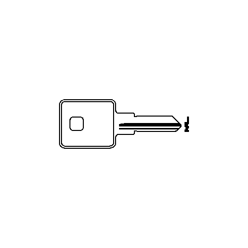 Trimark Key Blank KS300 TM1 Color/Finish Family