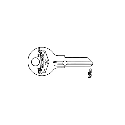 Compx Security DK103G-XCP10 Chicago Key Blanks - pack of 10