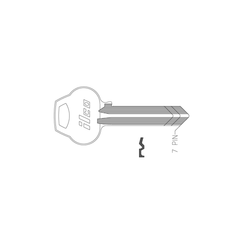 Ilco Unican Corporation L1011-L41 Russwin Key Blank L41 Keyway