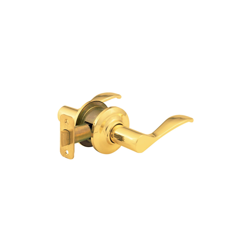 Yale Residential 720 NW 605 RH Interior Trim Lever - Norwood, Single Cylinder Deadbolt, Right-Handed, RC Adjustable Backset 2-3/8" - 2-3/4", Grade 2, Polished Brass 605/US3