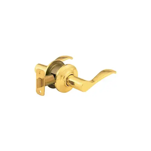 Passage Lever - Norwood, RC Adjustable Backset 2-3/8" - 2-3/4", Grade 2, Polished Brass 605/US3