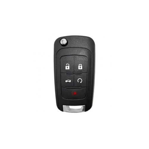 Remotes Head Keys & Remotes CP-234 GM 5 Button Flip Key Shell and Blade