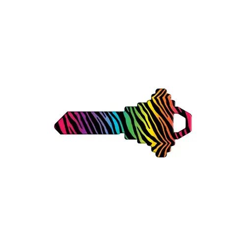 Happy Keys Rainbow Zebra - pack of 5