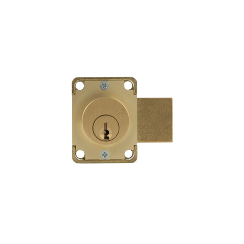 OLYMPUS LOCK 100DR-US4-138KD 1-3/8" Door Deadbolt Lock, National D4292/ NA12 Keyway, 7/8" Barrel Diameter, Grade 1, Keyed Different, Satin Brass US4/606