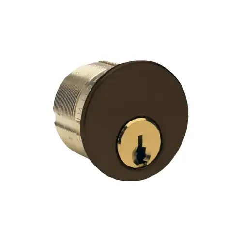 Mortise Cylinder 1" 5-Pin Kwikset KW1 Adams Rite/Yale Cam Oil Rubbed Bronze