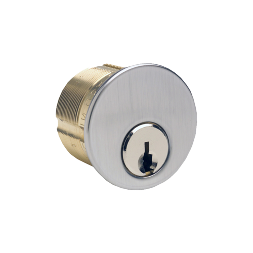 Ilco Unican Corporation M114RD15-26D-KA2 Mortise Cylinder 1-1/4" 5-Pin RUS D1 Adams Rite/Yale Cam Satin Chrome