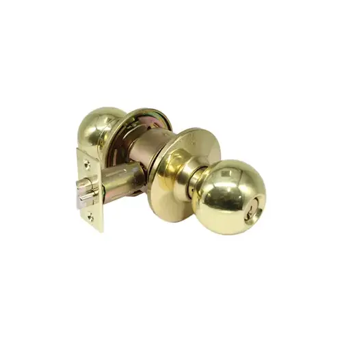 Passage Knob Grade 2 Polished Brass