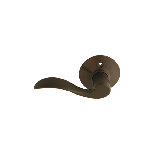 Keyless Inside of F60 Accent Lever, Right Hand, Triple Option Adjustable Backset, 613/US10B Oil Rubbed Bronze