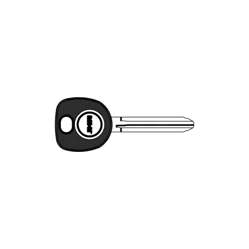 B100-PT GM Transponder Key Blank