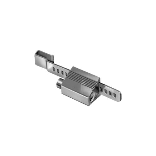 Showcase Sliding Door Lock Satin Chrome