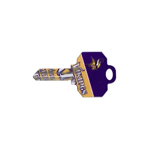 Team Key NFL Minnesota Vikings Painted