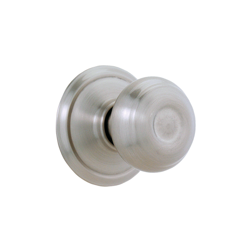 Schlage Lock Company F59GEO619 12-326 Keyless Inside of F60 Georgian Knob, Triple Option Adjustable Backset, 619/US15 Satin Nickel