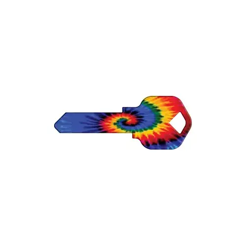 Happy Keys Tie-Dye Painted