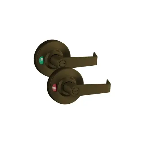 Privacy Indicator Sierra Lever Grade 1, Includes 2-3/8" ,2-3/4" Backset and 1-3/8" Door Spacer, Oil Rubbed Bronze 613