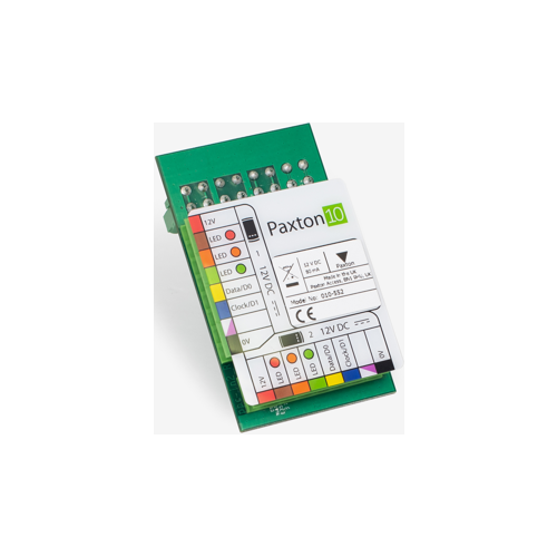 Paxton10, Reader Converter, 12VDC, 2 Reader Connections, UL, FCC