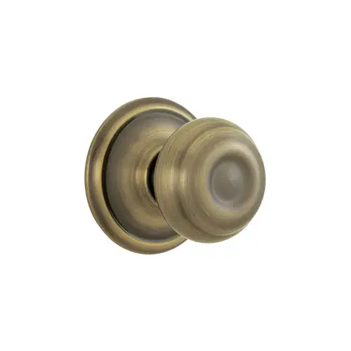 Keyless Inside of F60 Georgian Knob, Triple Option Adjustable Backset, 609/US5 Antique Brass