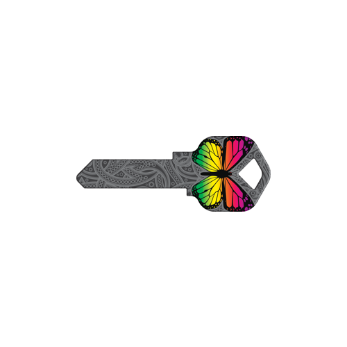 Happy Keys Rainbow Butterfly - pack of 50