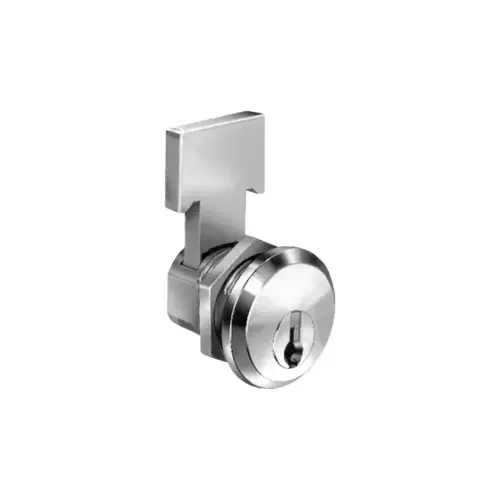 Metal Drawer Lock Pin (T) Bolt Brushed Chrome