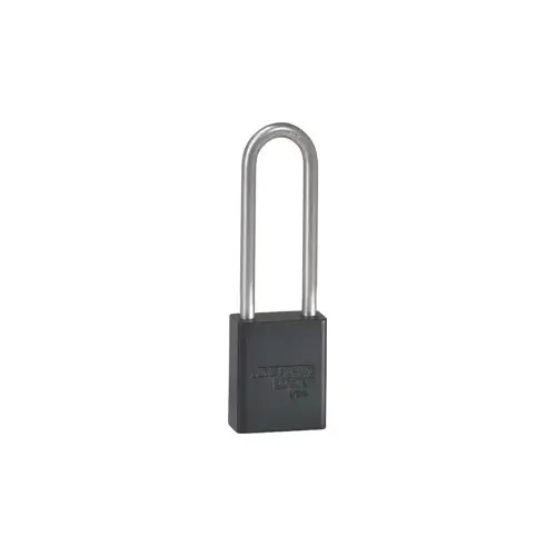 Padlock 3" Shackle Black, Keyed Alike 22541