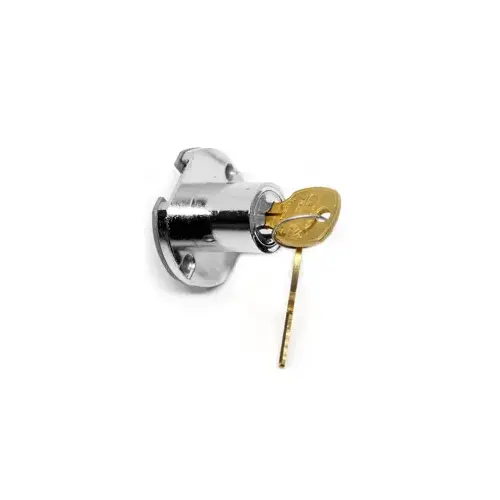 Disc Door Lock Bolt 15/16" Polished Brass