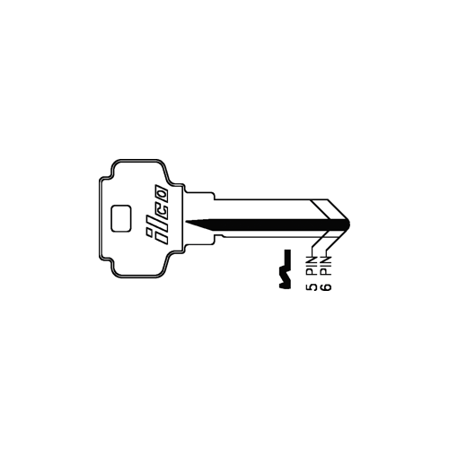 Dexter Key 5-Pin Head SCH Keyway