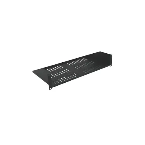 2U 10" Vented Bottom Rack Shelf