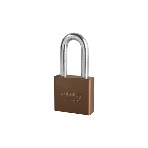 Padlock 2" Shackle Aluminum Brown