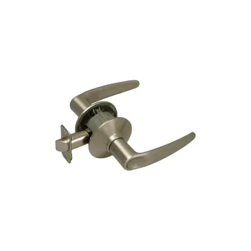 Passage Jazz Lever Grade 2, Radius Corner/Drive-In Adjustable Backset, Satin Nickel 619