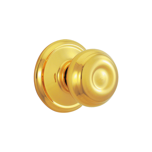 Schlage Lock Company F59GEO605 12-326 Keyless Inside of F60 Georgian Knob, Triple Option Adjustable Backset, 605/US3 Bright Brass