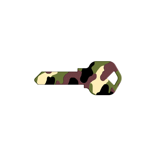 Happy Keys Camouflage - pack of 5