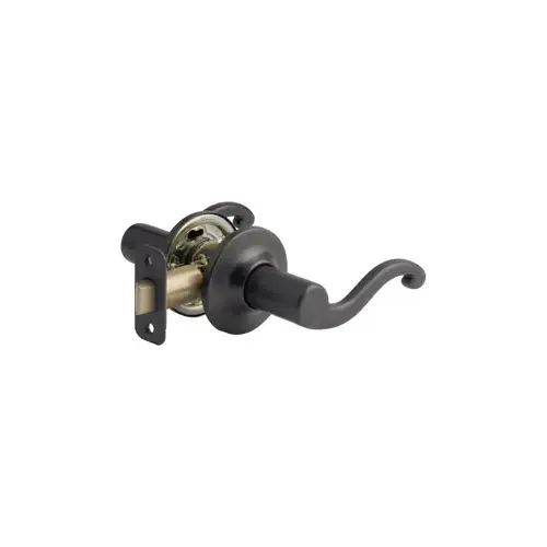 Interior Trim Lever - Savannah, Single Cylinder Deadbolt, Left-Handed, RC Adjustable Backset 2-3/8" - 2-3/4", Grade 3, Oil Rubbed Bronze 613/US10BP