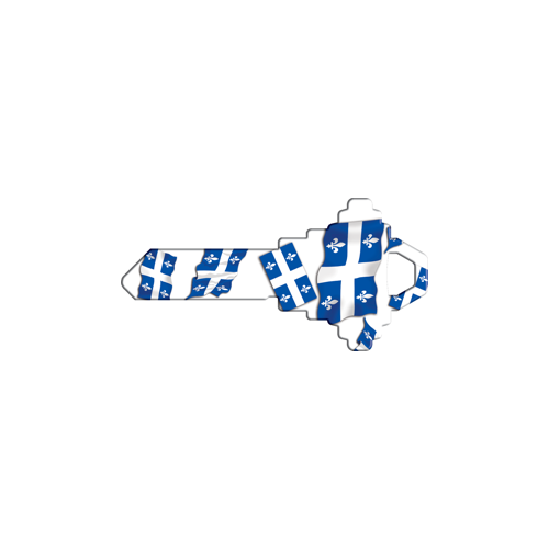 Happy Keys Quebec Flag - pack of 5