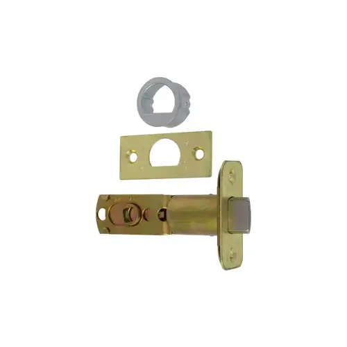 Spring Latch 6-Way Adjustable Polished Brass