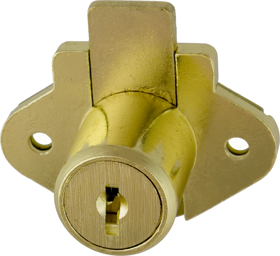 CCL Security Products 02066KACAT60-ISO Drawer Lock, 7/8", Dead Bolt, Disc Tumbler, Keyed Alike KA CAT60, US4/606 Satin Brass