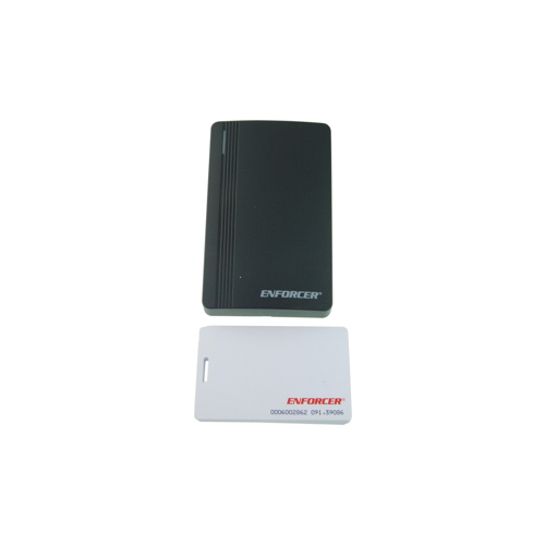 Single-Gang Wiegand Proximity Reader, EM 26 Bit 125khz, 10 Cards Included, 9-24VDC, IP66