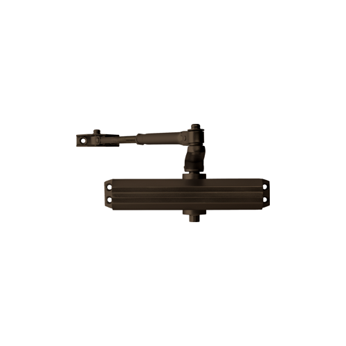 Arrow Lock DCN325-DKBZ Surface Door Closer, Less Cover, Regular/Parallel Arm (Tri-Pack), Adjustable Spring 2- 5, Grade 1, Painted Dark Bronze /690