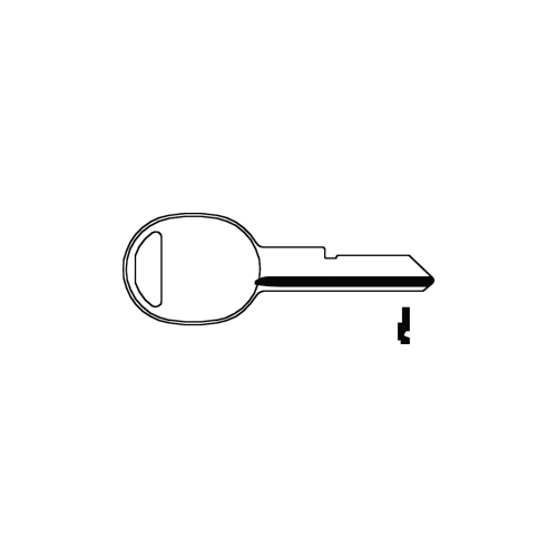 GM Key Blank S1098D 320653 - pack of 10