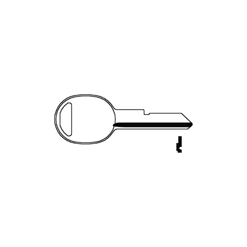 GM Key Blank S1098D 320653